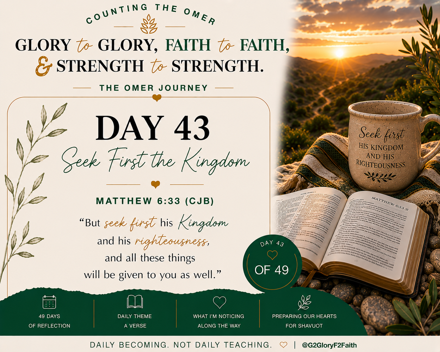 Day 43 of Counting the Omer