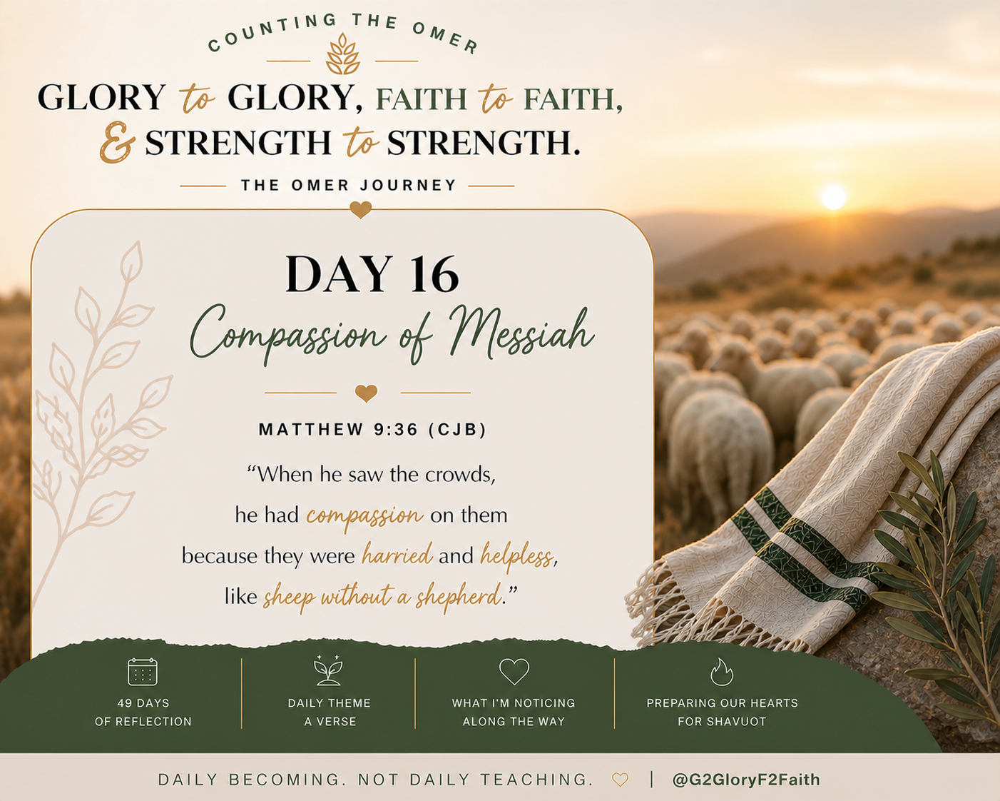Day 16 of Counting the Omer