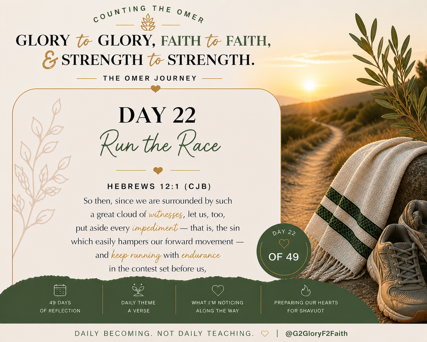 Day 22 of Counting the Omer