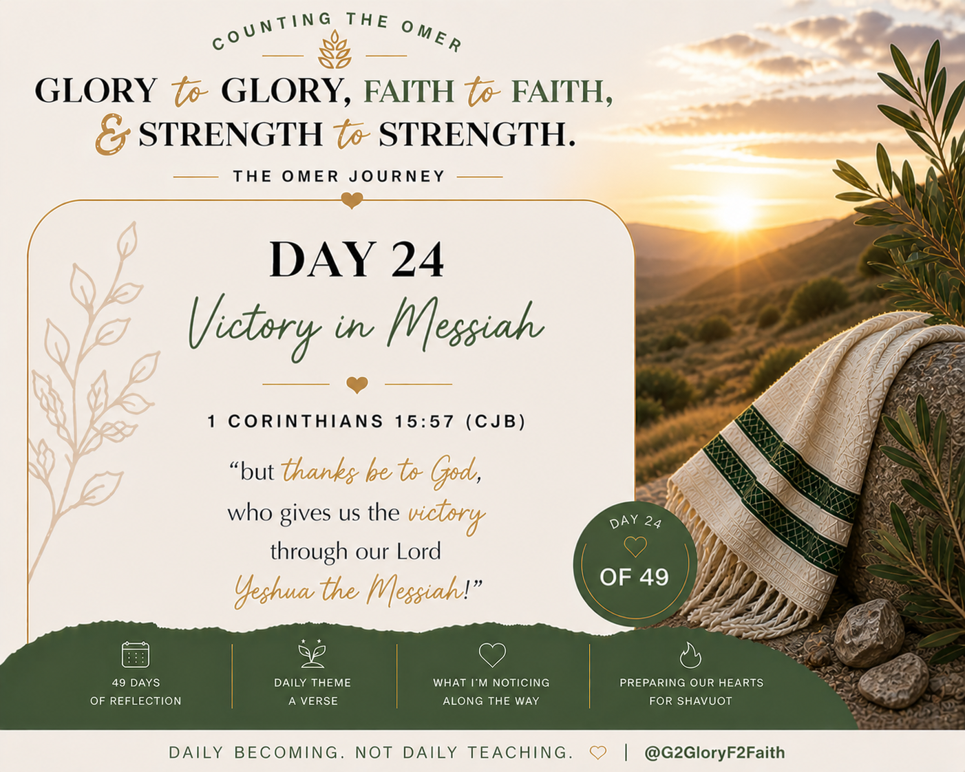 Day 24 of Counting the Omer