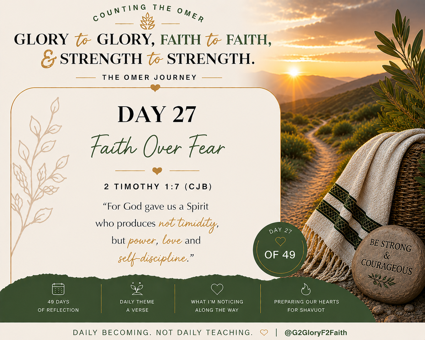 Day 27 of Counting the Omer